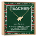 Christmas Gift for Teacher Necklace, Multiple Styles