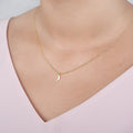 Christmas Gift for Teen Crescent Moon Pendant Necklace