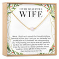 Christmas Gift for Wife Pearl Necklace