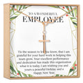 Christmas Gifts for Employee Appreciation Infinity Cross  Necklace
