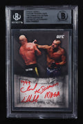 Chuck Liddell Signed The Iceman MAGA Card 70 Of 99 Beckett Authentic