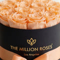 Classic Black Box | Peach Roses