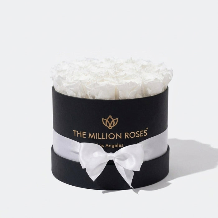 Classic Black Box | White Roses