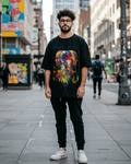 G West Colorful Spirits Oversized T-Shirt Mens
