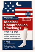 Medical Compression Stockings (Over The Calf)