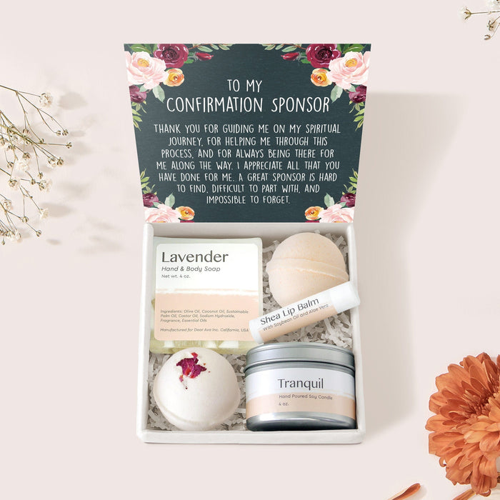 Confirmation Sponsor Spa Gift Box