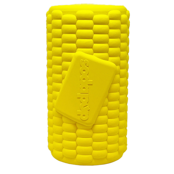 Corn on the Cob Dog Toy - Durable Rubber Treat Dispenser | USA Made