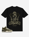 G West Cowboy-Graphic Oversized T-Shirt Mens