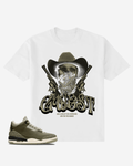 G West Cowboy-Graphic Oversized T-Shirt Mens