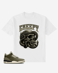 G West Creepy Skull Oversized T-Shirt Mens