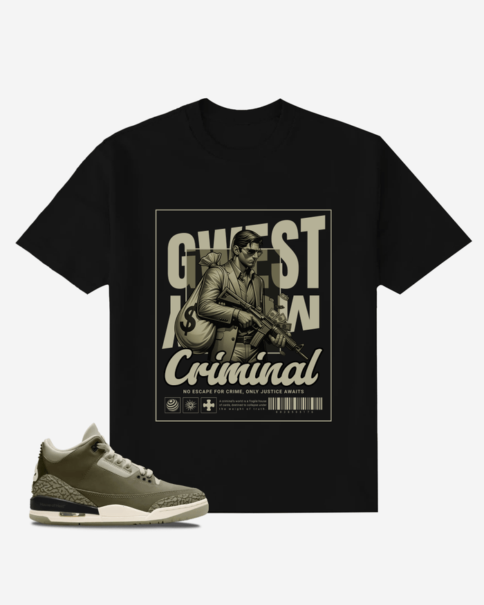 G West Criminal Oversized T-Shirt Mens