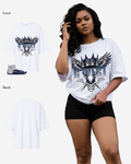 G West Crown Skull Oversized Women's T-Shirt