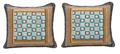 DaDa Bedding Set of Two Gallery of Roses Bohemian Cushion Covers - 2-PCS - 18" (JHW-546-CC)