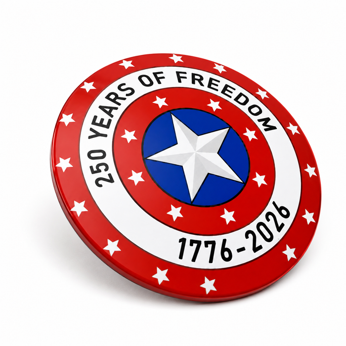 250 Years of America Shield (USA) (2x3 Tile)