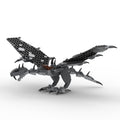 Fell Beast w/ Ringwraith Minifig Building Set made using LEGO parts - B3 Customs