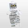 Halloween Mummy Minifig made using LEGO parts