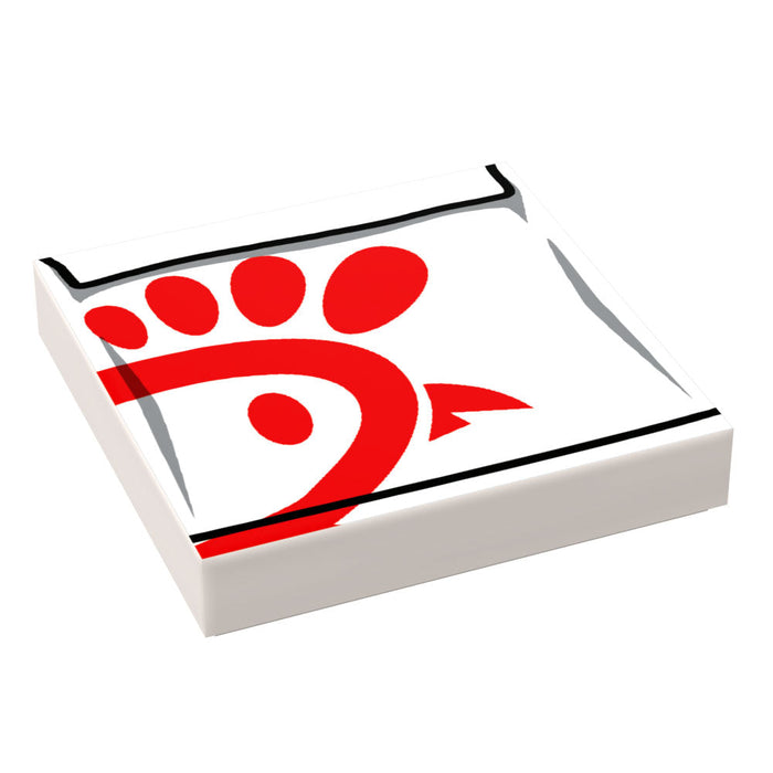 Brick-Fil-A Sandwhich Bag (Standard) Tile (2x2)