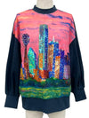 Brianna Cannon Dallas Skyline Sparkle Sweatshirt