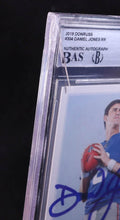 Daniel Jones 2019 Donruss Rookie Card 304 Signed Beckett BAS 9 Auto 10
