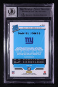 Daniel Jones 2019 Donruss Rookie Card 304 Signed Beckett BAS 9 Auto 10