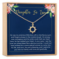 Daughter-In-Law Sun Pendant Necklace