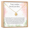 Daughter of the Bride Lotus Necklace