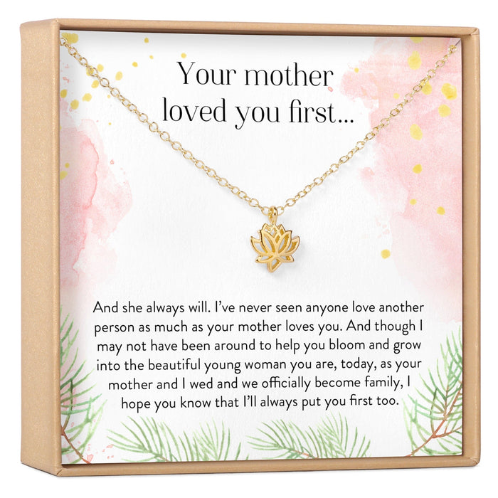Daughter of the Bride Lotus Necklace