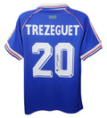 David Trezeguet Signed France National Team Adidas Jersey Beckett Authenticated Size Large