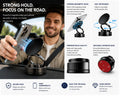 Magnetic Car Phone Mount 360° Rotatable Dashboard Holder Black