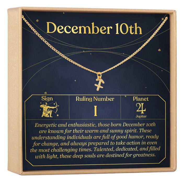 December 10th Sagittarius Necklace