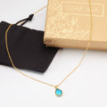 December Birthday Gemstone Necklace