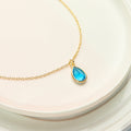December Birthday Gemstone Necklace