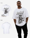 G West Demon Cat Breakout Oversized T-Shirt Mens