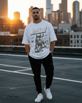 G West Demon Cat Breakout Oversized T-Shirt Mens