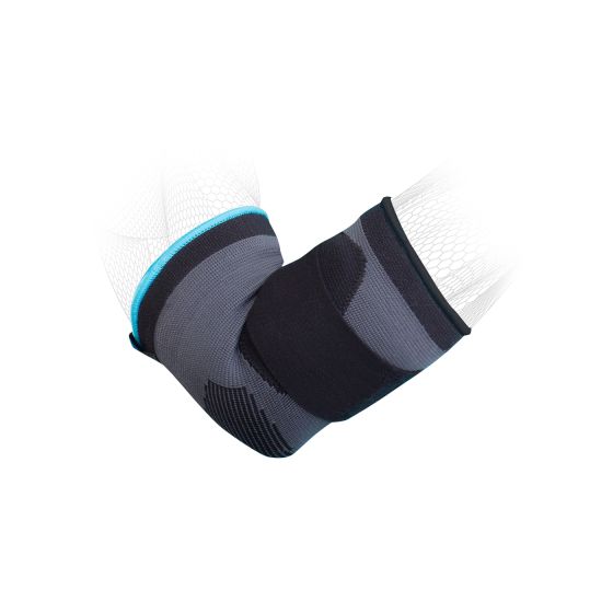 Deluxe Elbow Compression Sleeve with Adjustable Strap – Elastic Support, Small (S)