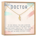 Doctor Wing Pendant Necklace