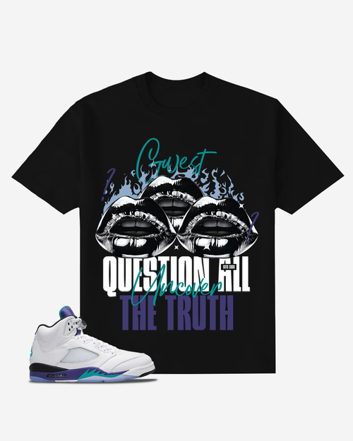 G West Don't Believe They Say Lips Oversized T-Shirt Mens