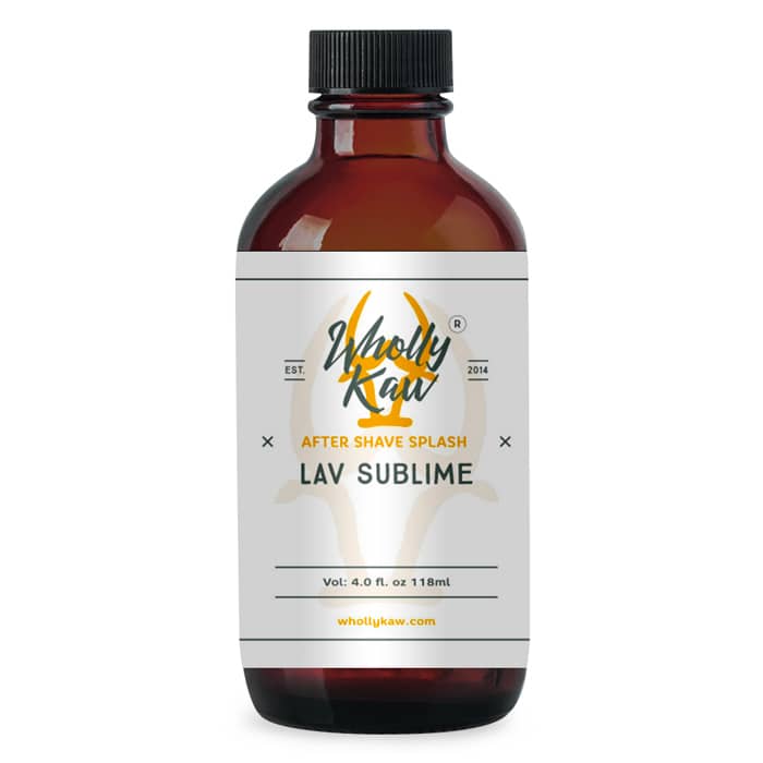 Wholly Kaw Lav Sublime Aftershave Splash 4 Oz