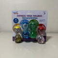 hand2mind Express Your Feelings Sensory Bottles 4-Pack, Primary Emotions, Ages 3+