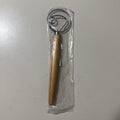 Danish Dough Whisk, 13", Stainless Steel Wire Head, Wooden Handle, Bread Mixer