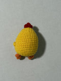 Positive Chick Yellow Crochet Figurine