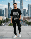 G West Drums Of Liberations Oversized T-Shirt Mens