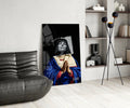 Contemporary Virgin Glass Wall Art || Designer Collection