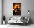 Warrior Glass Wall Art || Designer Collection
