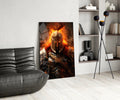 Warrior Glass Wall Art || Designer Collection