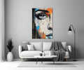 Half Portrait Glass Wall Art || Designer Collection
