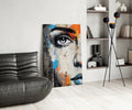 Half Portrait Glass Wall Art || Designer Collection