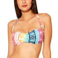 Bleu Rod Beattie Womens Good Vibrations Bandeau Bikini Top, Size 4