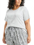 Jenni Plus Size Pajama T-Shirt, Size 1X