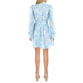 Lucy Paris Womens Nikole Floral Mini Fit and Flare Dress, Size Medium
